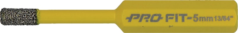 Wareco Pro-Fit 5 mm Diamond Dry Drill Bit, 8 mm Hex Shank (35109030005)