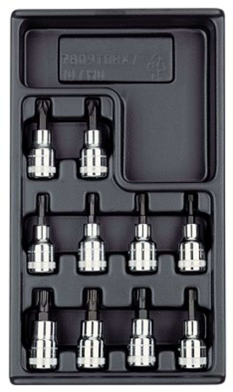Socket Set 1/2" TORX 10 Parts (7809TORX/10)