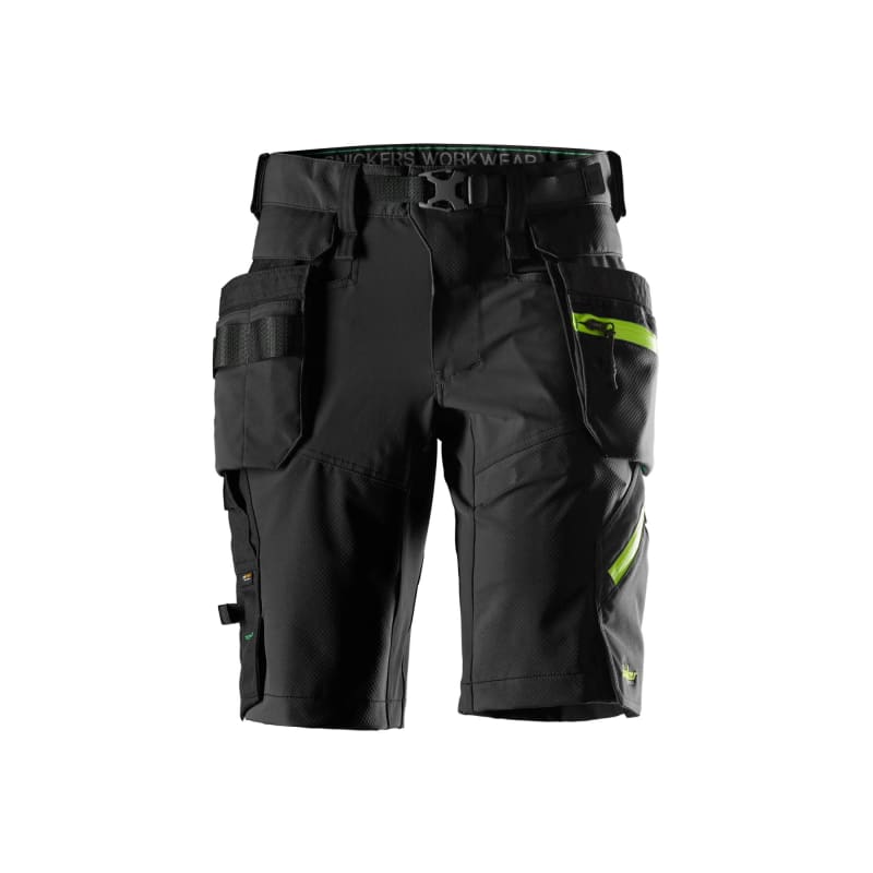 Shorts 6140 Black/Yellow HL size: 48 (61400467048)