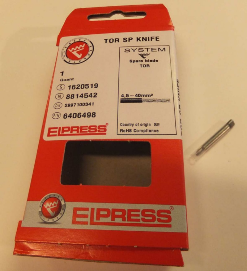 Elpress KRT185-10 Copper Tube Cable Lug 185 mm² M10