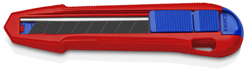 KNIPEX knekkbladkniv 18mm +3 blades (90 10 165 BK)
