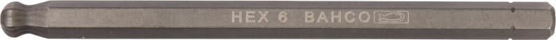 BITS 1/4" HEX BALL-END 4mm L:100mm 2P (8704-2P)