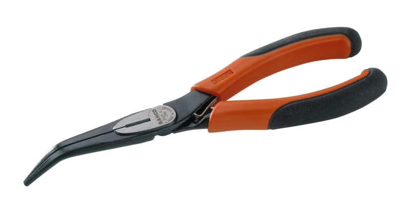 Bahco Ergo Bent-Tip Snipe Nose Pliers 200 mm (2427 G-200)