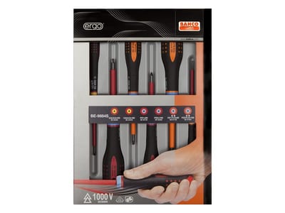 Screwdriver SET ERGO 1000V 6 Parts