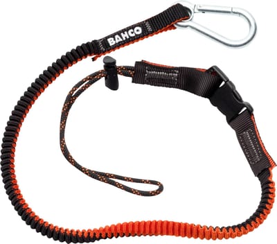 Bahco 3875-LY3 Safety Lanyard with Carabiner and Replaceable Locking Loop, 1.2 m