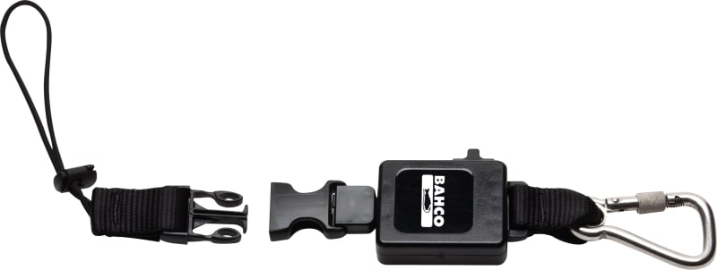 Bahco Safety Strap 100 cm Withdrawable, Fixed Carabiner (3875-RL1)