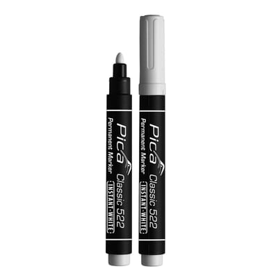 Permanent Marker M 1-2mm White