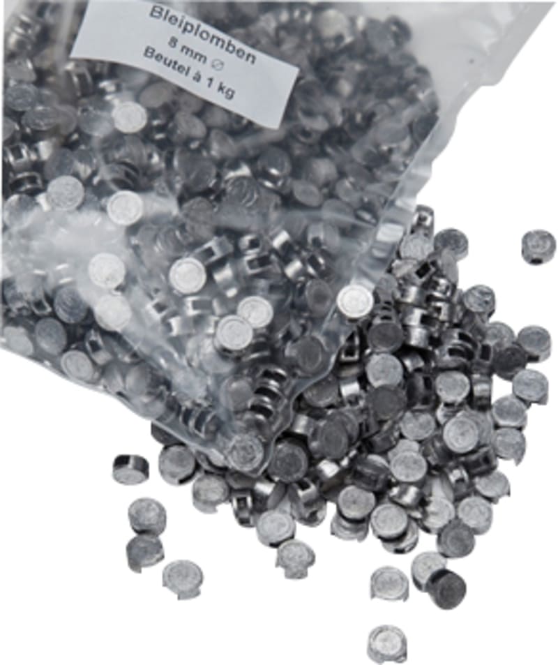 Lead Seals 8 mm, 1.2 g, Bag of 1 kg (41008-74)