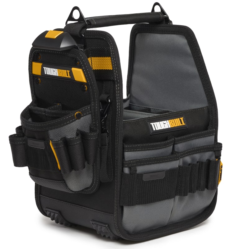 Vix Tools 8818087 Open Tool Bag with ClipTech Pouch, Black