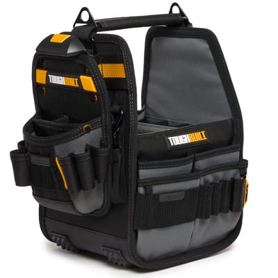 Vix Tools 8818087 Open Tool Bag with ClipTech Pouch, Black
