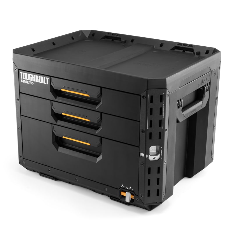 Vix Tools StackTech XL System Case, 3 Lockable Drawers (8818092)