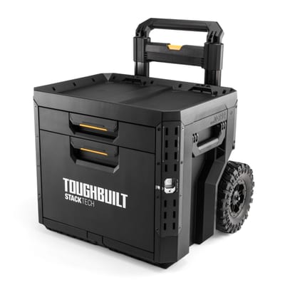 System Box with wheel 2-Drawer lock StackTech