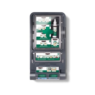 Housegard First-Aid Cabinet with Burn-Injury Contents