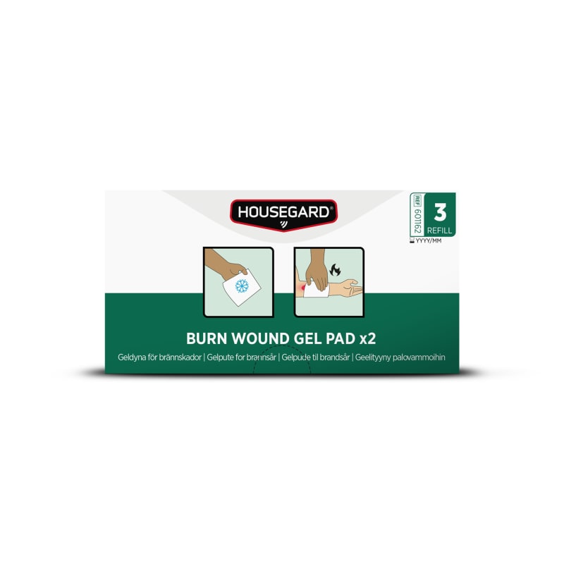 Housegard Cooling Gel Compresses for Burn Injuries, 2-Pack (8818111)