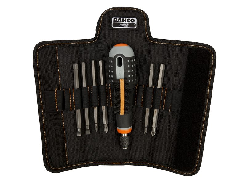Bahco BE-8571 Ergo Screwdriver Set with 6 Interchangeable Blades