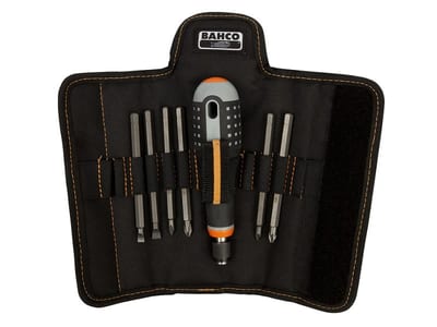 Bahco BE-8571 Ergo Screwdriver Set with 6 Interchangeable Blades