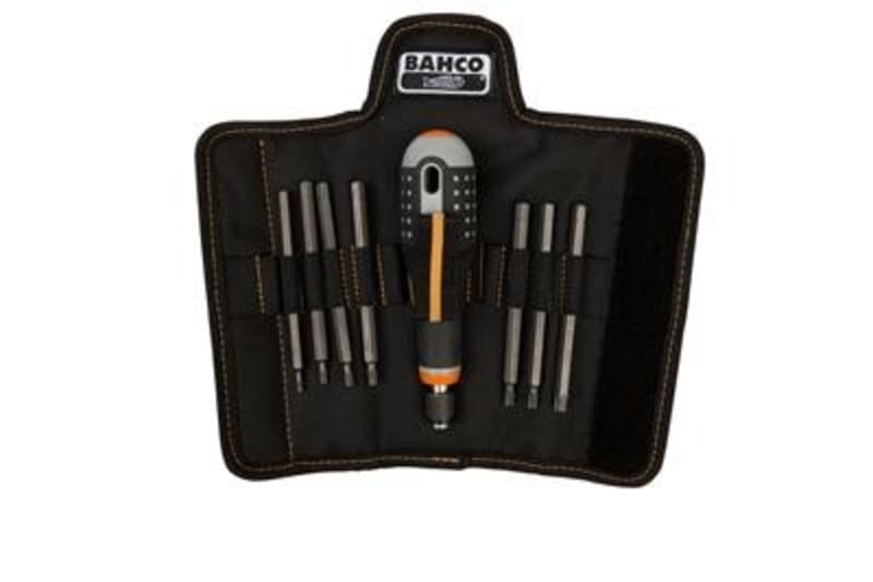 Bahco BE-8573 ERGO Screwdriver Set with 7 Interchangeable Torx Blades