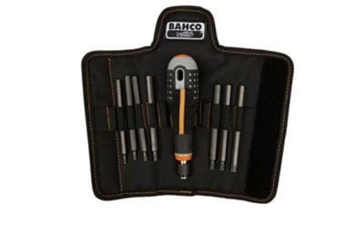Bahco BE-8573 ERGO Screwdriver Set with 7 Interchangeable Torx Blades