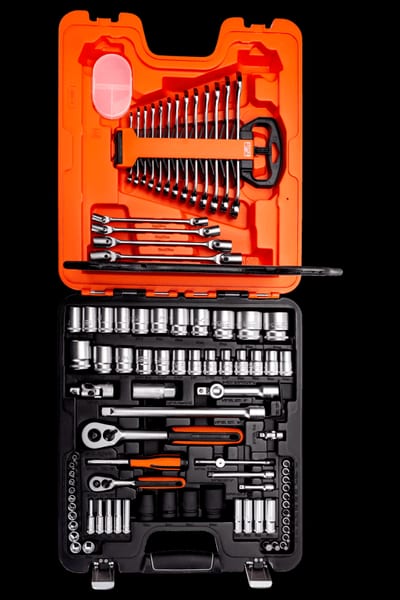 Socket wrench set 1/4-1/2", 94 pieces