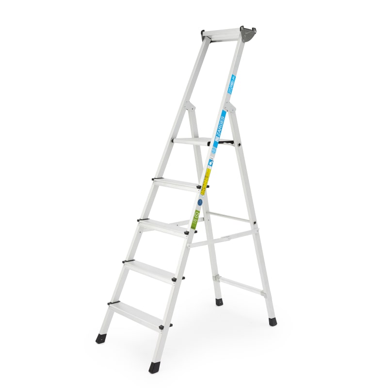 Zarges C621 XL Professional Step Ladder, 5 Treads (8819877)