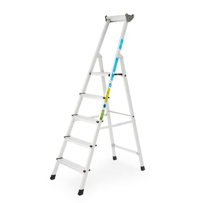 Zarges C621 XL Professional Step Ladder, 5 Treads