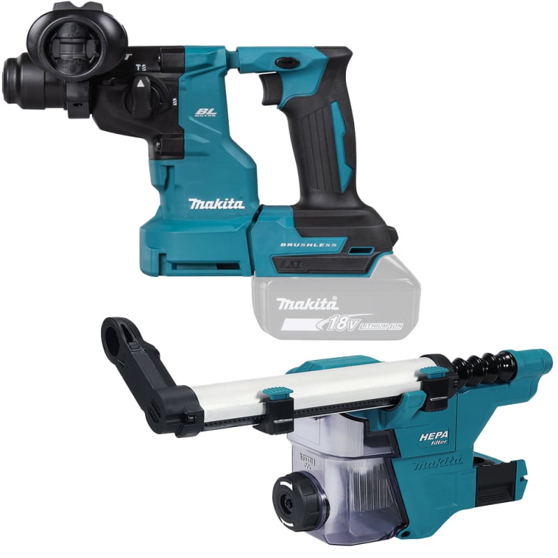 Makita DHR183 18V Cordless Rotary Hammer with Dust Extraction (8820264)