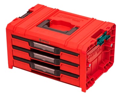 Qbrick SKRQPROD3E2CCZEPG001 PRO Drawer Section with 3 Solid Drawers