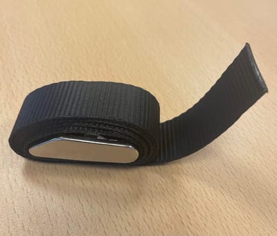 Certex Mini Lashing Strap, Stainless, 1 m x 50 mm, Black
