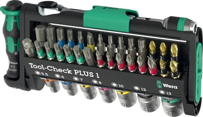 Wera Tool-Check Plus 1 Bit Ratchet Set