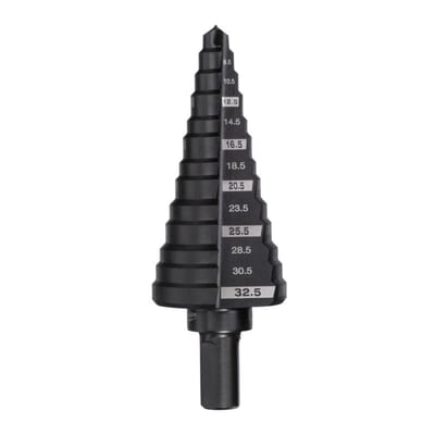 Step Drill Bit M6-M32 - 1P