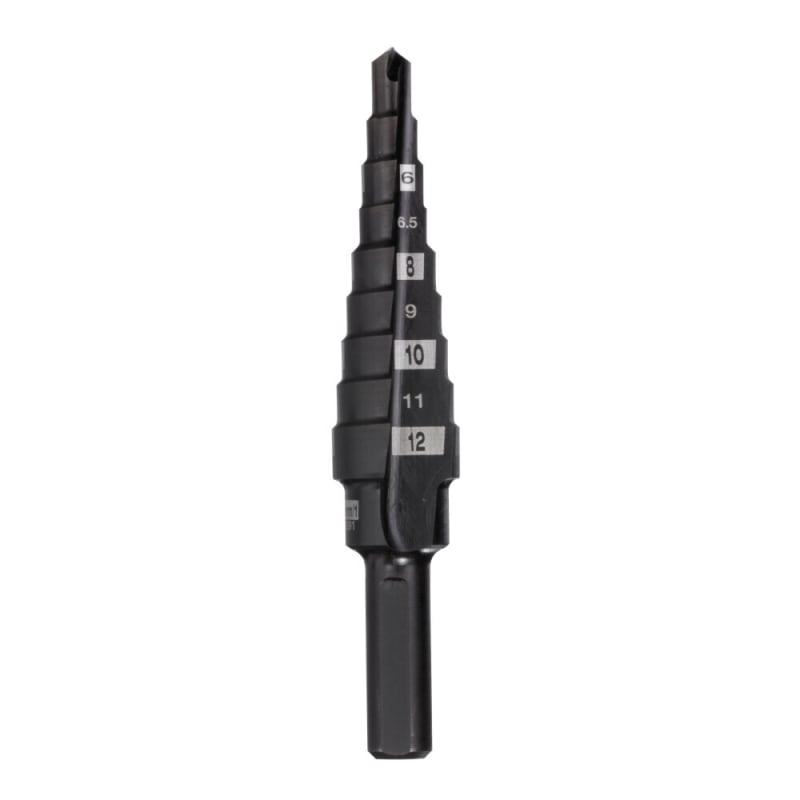 Step Drill Bit 4-12mm - 1mm Steps (48899301)