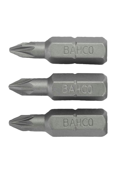 BITS PZ2 STD 25mm 3PK