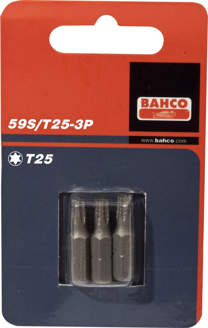 BITS TORX T40 STD 25mm 3PK (59S/T40-3P)