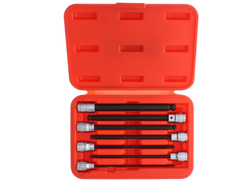 Vix Tools Hex Socket Bit Set 3/8" 155 mm, 7 Pieces (8835998)