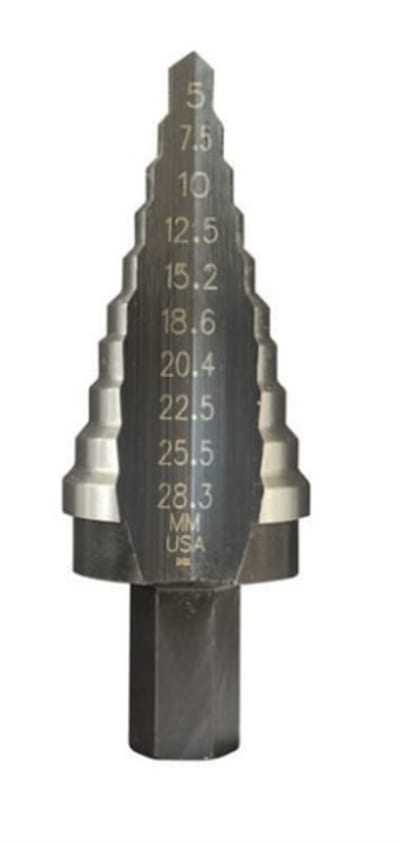 Step Drill Bit PG29M 10 HOLE (5-28 Mm)