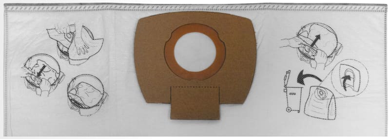 Makita P-72899 Felt Dust Bag for VC2012L Series