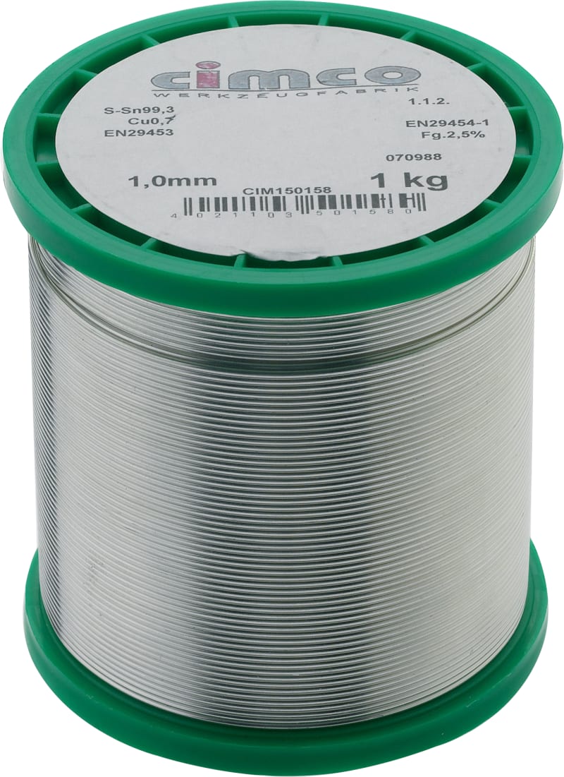Cimco WIRE SOLDER Lead-Free Solder Wire with Flux Core
