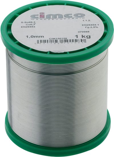 Cimco WIRE SOLDER Lead-Free Solder Wire with Flux Core