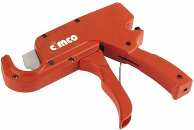 Cimco 120410 Super Pipe Cutter for Plastic and PVC Pipes, 6–35 mm