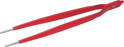 Tweezers ISOL, STRAIGHT/FLAT/Round