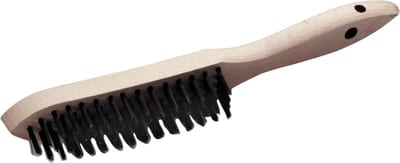 Cimco STEEL BRUSHES Hand Brush 290 mm with 4 Rows Steel Bristles