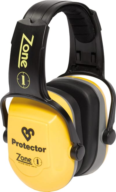 Ear defenders, yellow, medium attenuation