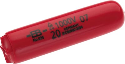 Endeisolering 1000V.L100/Ø20 (140174)