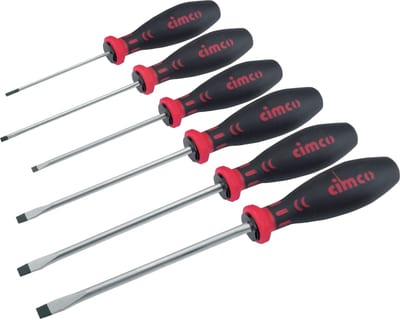 Screwdriver SET Uninsulated FLAT 6 Parts