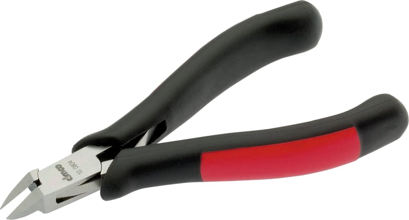 Cimco 100804 Electronics Side Cutter, Oval Straight 120 mm