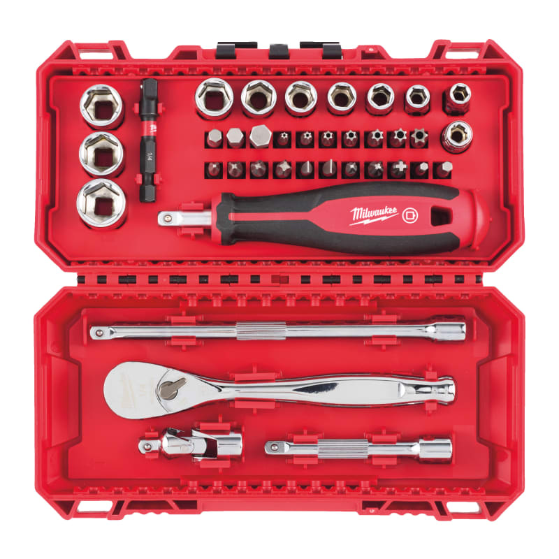 BIT SET M. Ratchet 1/4'' 38P (4932498381)