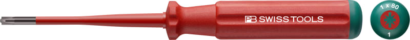 Screwdriver 1000V PZ/FL 1X80MM (5180.1-80)