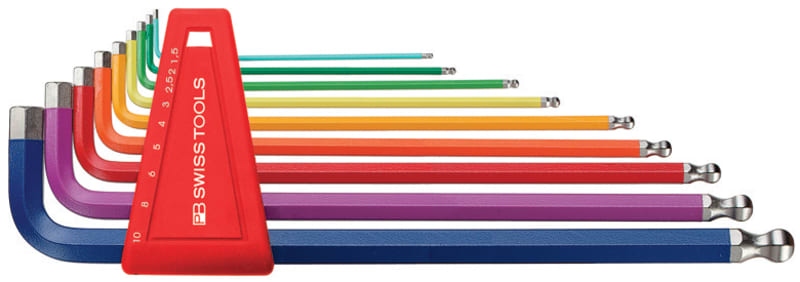 Hex Key Set 1,5-10mm (8840765)