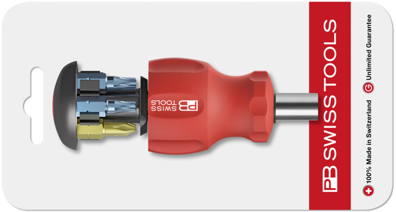 Vix Tools Multi-Bit Screwdriver with Bits Stored in Handle (PB 8453.CBB)