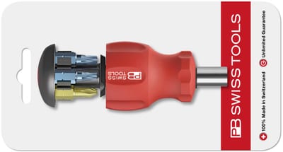 Vix Tools Multi-Bit Screwdriver with Bits Stored in Handle
